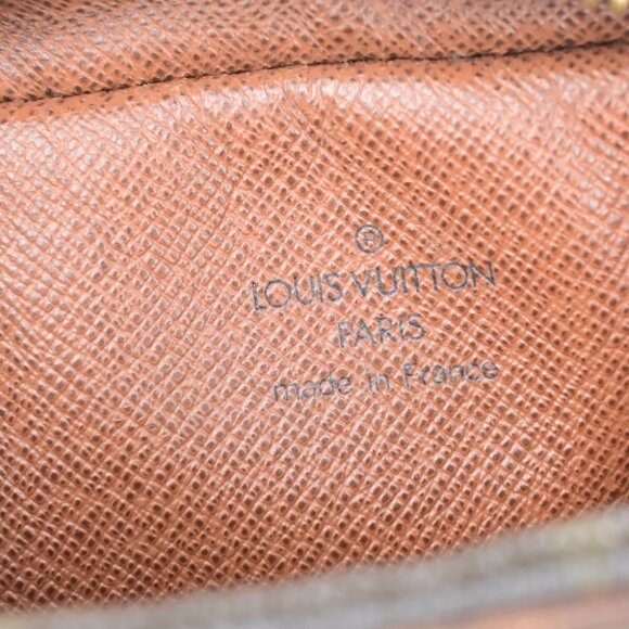 LOUIS VUITTON Danube Shoulder Bag Monogram Leather Brown France M45266 61YF386 - Picture 14 of 15